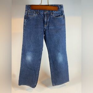 Old Navy Kids Boys Husky Loose Fit Relaxed Adjustable Waist Blue Jeans